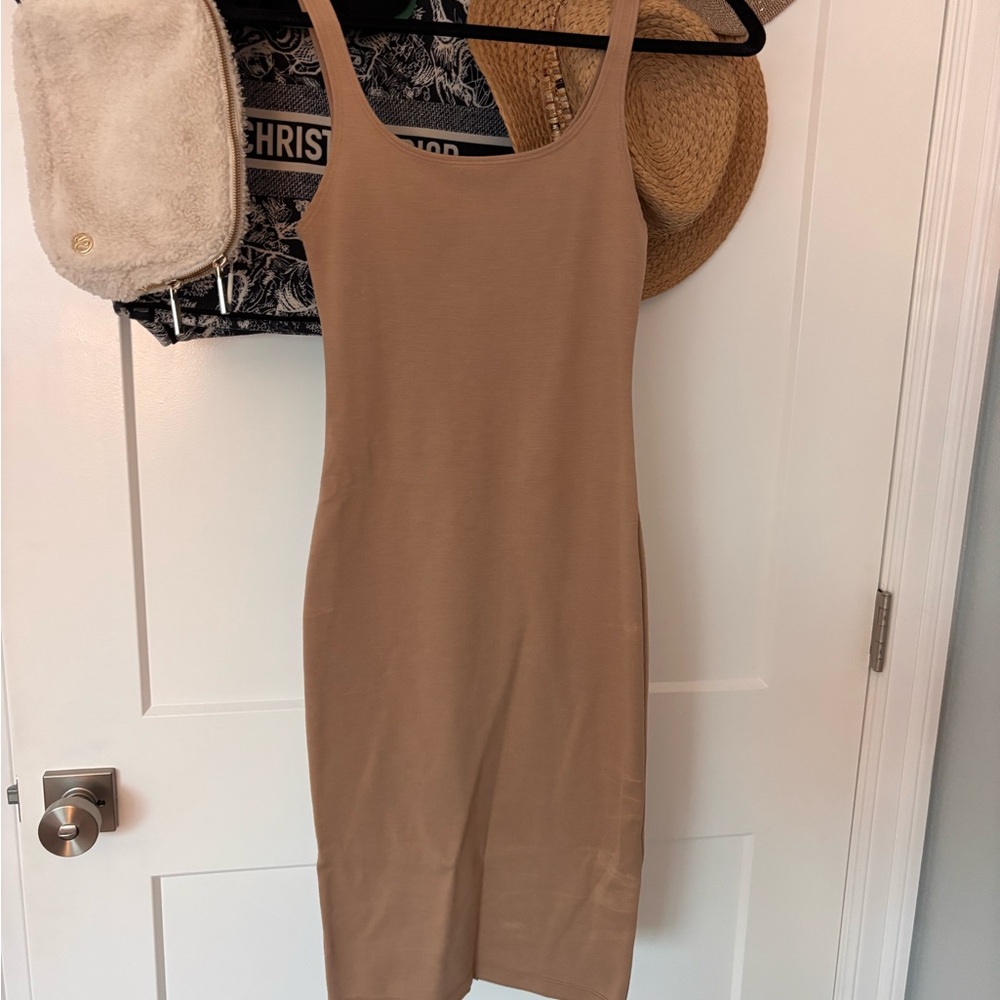 Zara Tan Midi Dress